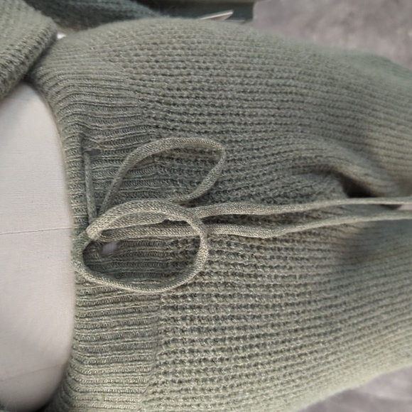 NEW Pink Rose Knit Polo Sweater Short Set Willow Green L leisure fall spring - Picture 5 of 9